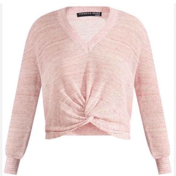 Veronica Beard Soren Sweater Size Small Linen Blend - Picture 2 of 7